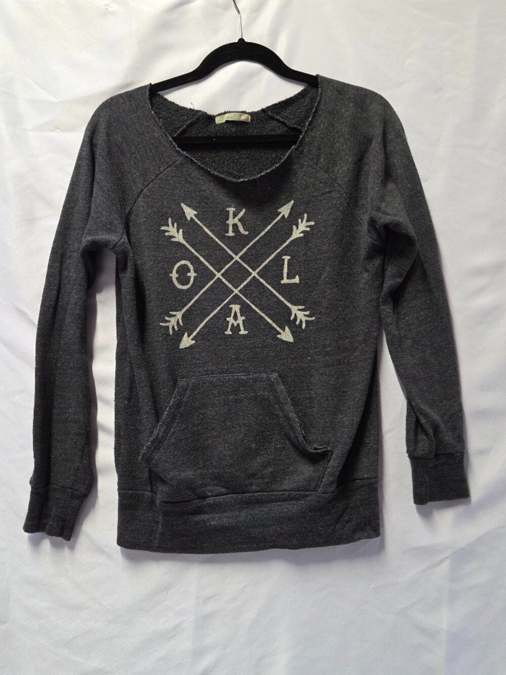 Alternative Earth "OKLA" Crossed Arrows Sweatshirt – Charcoal